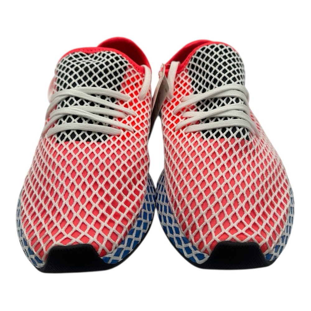 Adidas Originals Deerupt Runner Shoes YOUTH Kids Size 5 Red/Blue Sneakers DA9610 - Picture 4 of 10